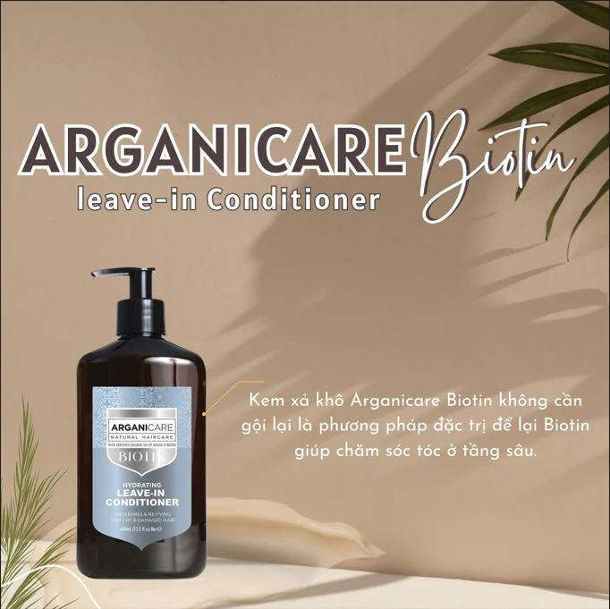 DẦU XẢ ARGANICARE BIOTIN FORTIFLYING 400ML
